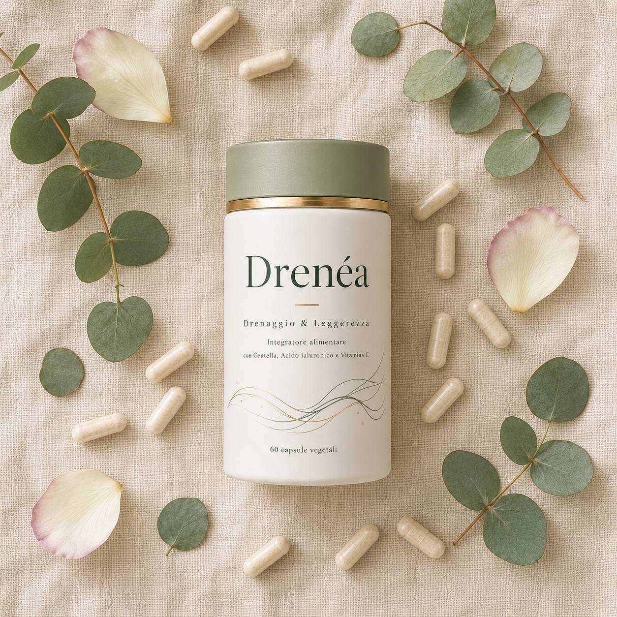 Integratore drenante Drenéa con eucalipto e capsule vegetali